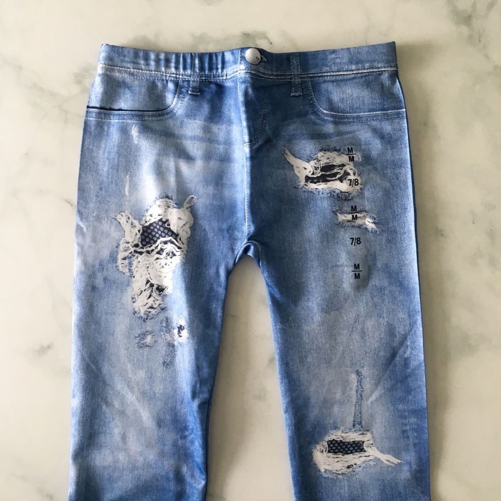 Children’s Place Girls Stretchy Leggings - Picture 2 of 5